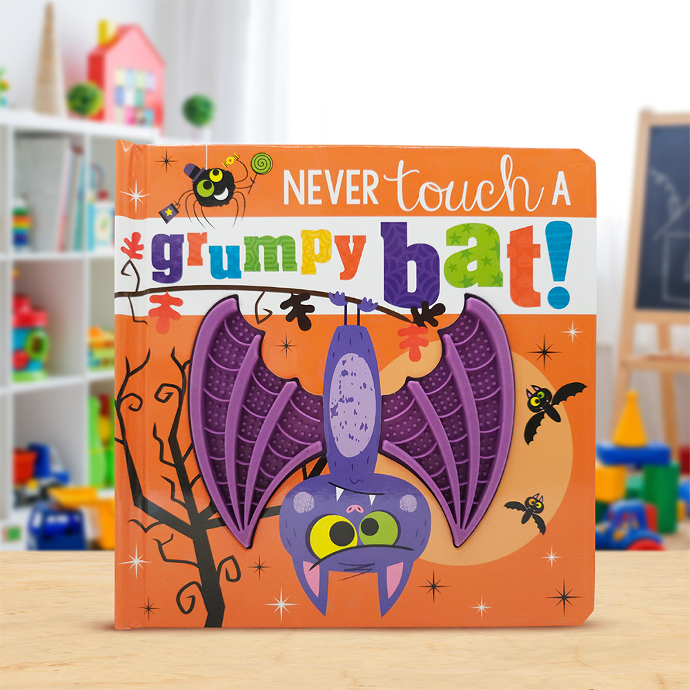 Product image 2 of Never Touch a Grumpy Bat!, a board book for ages 0+, by Make Believe Ideas.