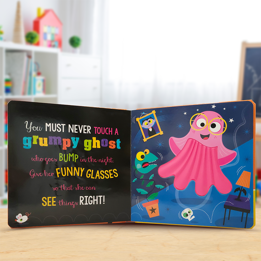 Product image 3 of Never Touch a Grumpy Bat!, a board book for ages 0+, by Make Believe Ideas.