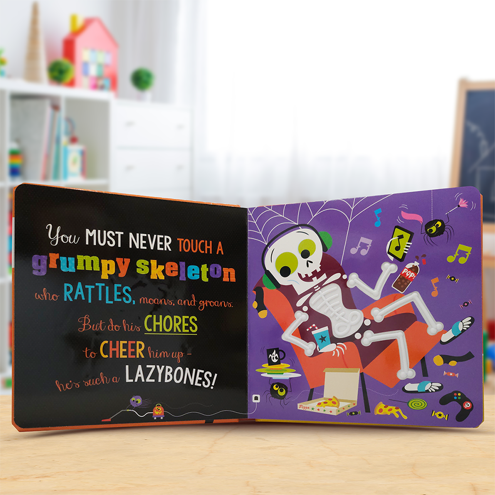 Product image 4 of Never Touch a Grumpy Bat!, a board book for ages 0+, by Make Believe Ideas.
