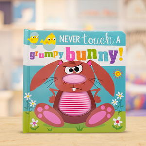 Product image 2 of Never Touch a Grumpy Bunny!, a board book for ages 0+, by Make Believe Ideas.