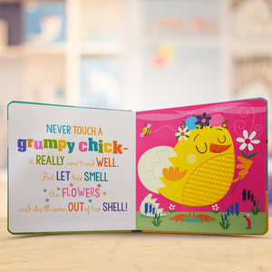 Product image 4 of Never Touch a Grumpy Bunny!, a board book for ages 0+, by Make Believe Ideas.