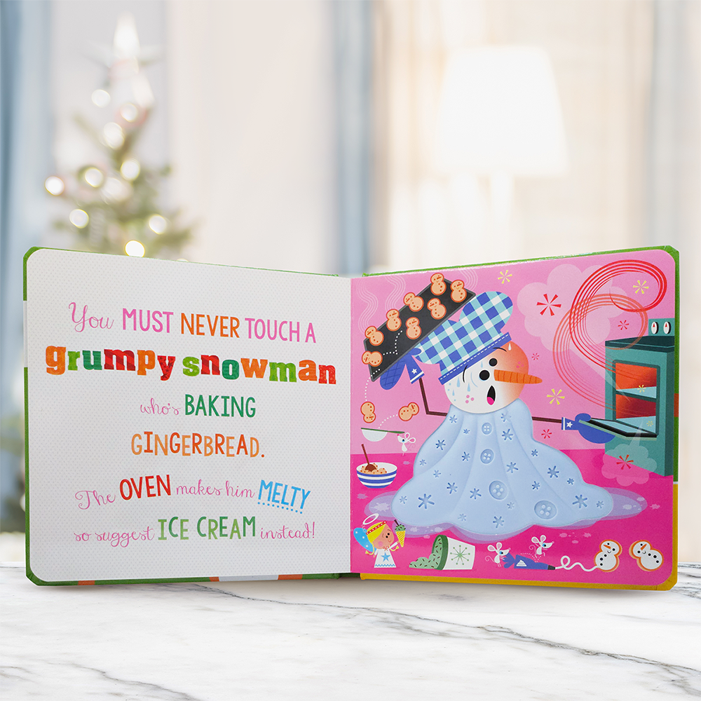 Product image 3 of Never Touch a Grumpy Reindeer!, a board book for ages 0+, by Make Believe Ideas.