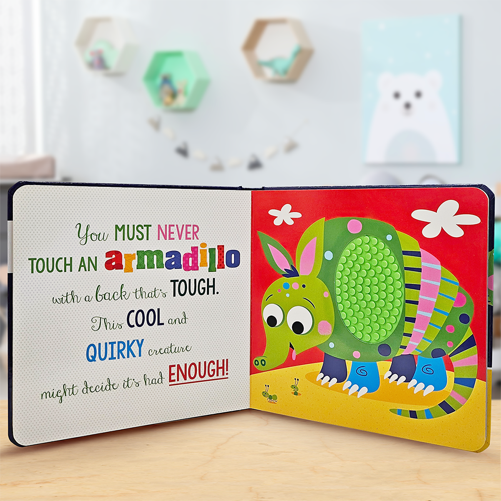Product image 4 of Never Touch a Hedgehog!, a board book for ages 0+, by Make Believe Ideas.