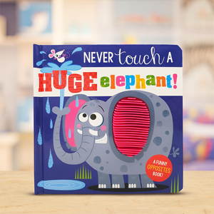 Product image 2 of Never Touch a Huge Elephant!, a board book for ages 0+, by Make Believe Ideas.
