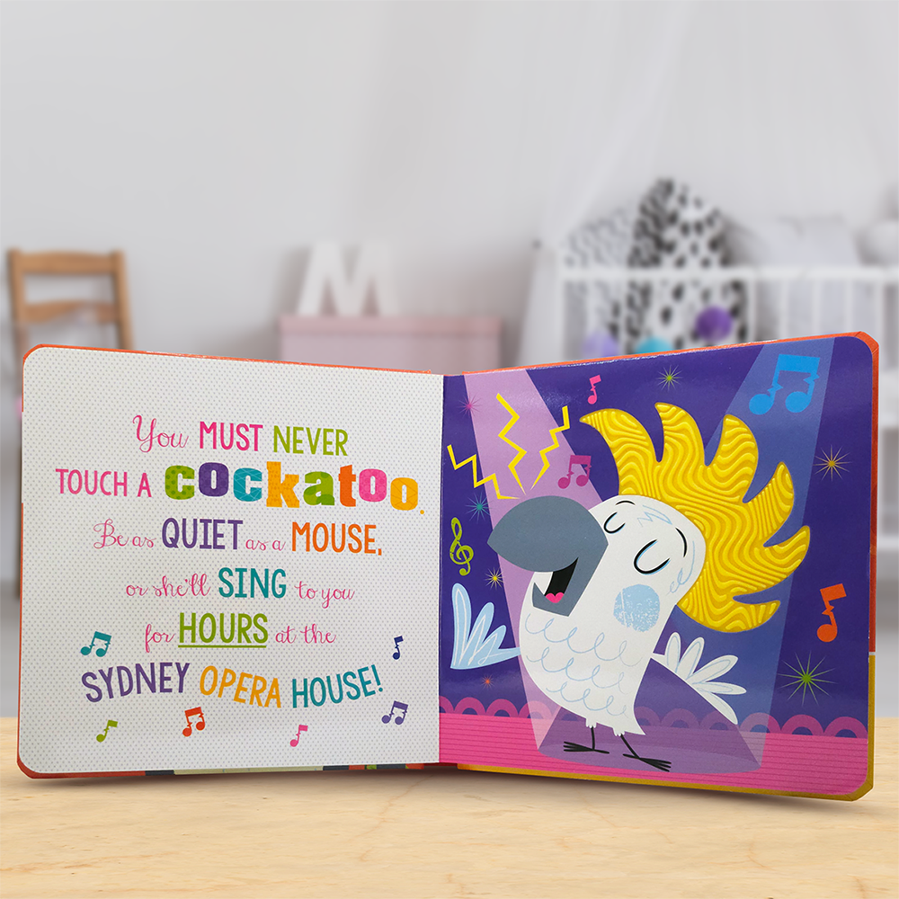Product image 3 of Never Touch a Koala, a board book for ages 0+, by Make Believe Ideas.