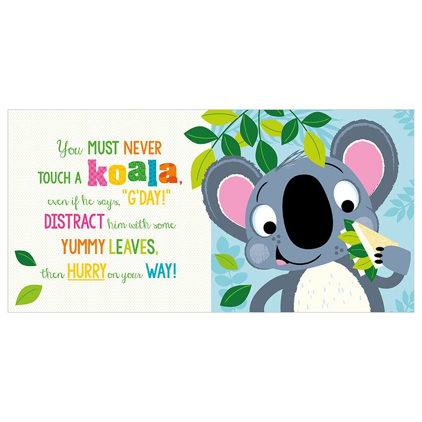 Product image 2 of Never Touch a Koala! Book and Jigsaw, a game for ages 3+, by Make Believe Ideas.