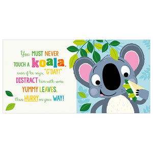 Product image 2 of Never Touch a Koala! Book and Jigsaw, a game for ages 3+, by Make Believe Ideas.