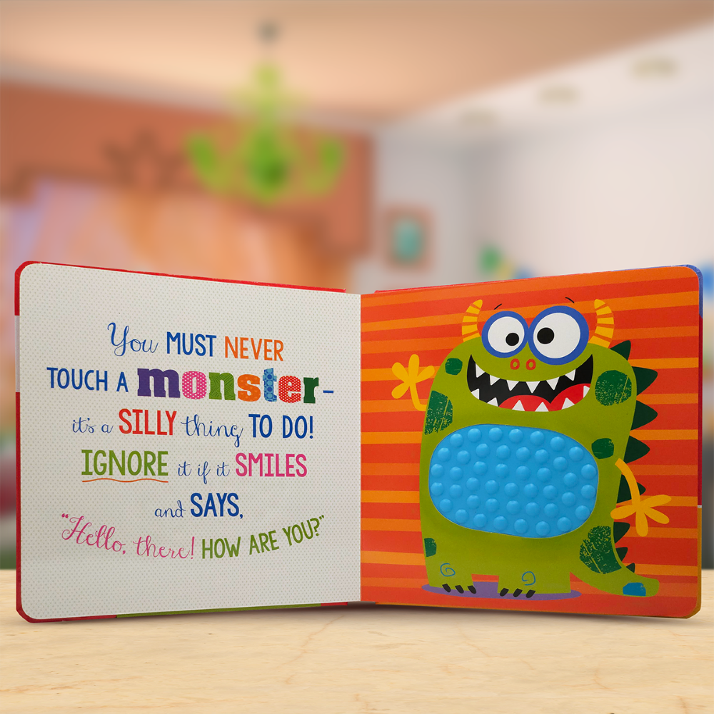 Product image 3 of Never Touch a Monster!, a board book for ages 0+, by Make Believe Ideas.