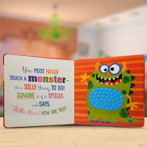 Product image 3 of Never Touch a Monster!, a board book for ages 0+, by Make Believe Ideas.