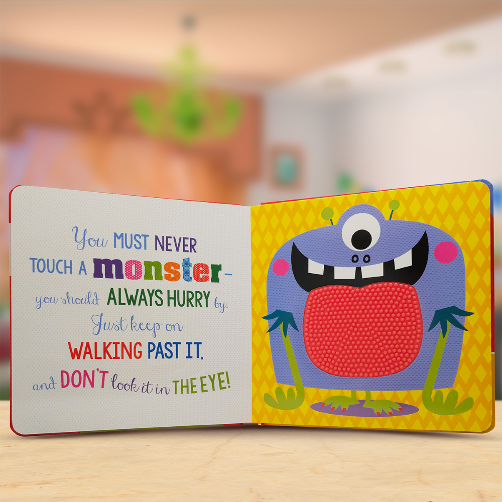 Product image 4 of Never Touch a Monster!, a board book for ages 0+, by Make Believe Ideas.
