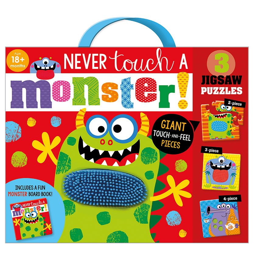 Product image 1 of Never Touch a Monster! Jigsaw, a game for ages 18 months+, by Make Believe Ideas.