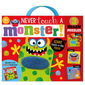 Product image 1 of Never Touch a Monster! Jigsaw, a game for ages 18 months+, by Make Believe Ideas.