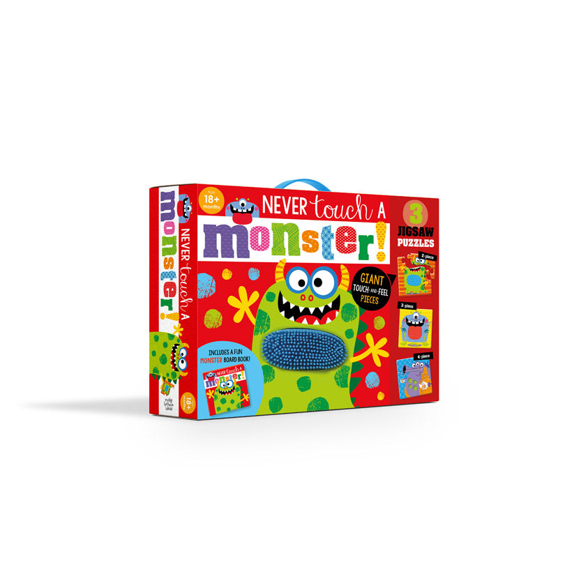 Product image 2 of Never Touch a Monster! Jigsaw, a game for ages 18 months+, by Make Believe Ideas.