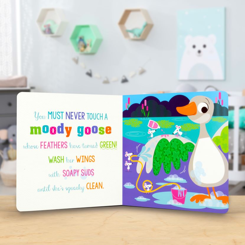 Product image 3 of Never Touch a Moody Moose!, a board book for ages 0+, by Make Believe Ideas.