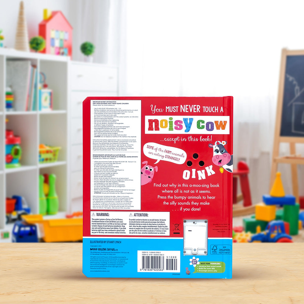 Product image 6 of Never Touch a Noisy Cow!, a board book for ages 0+, by Make Believe Ideas.