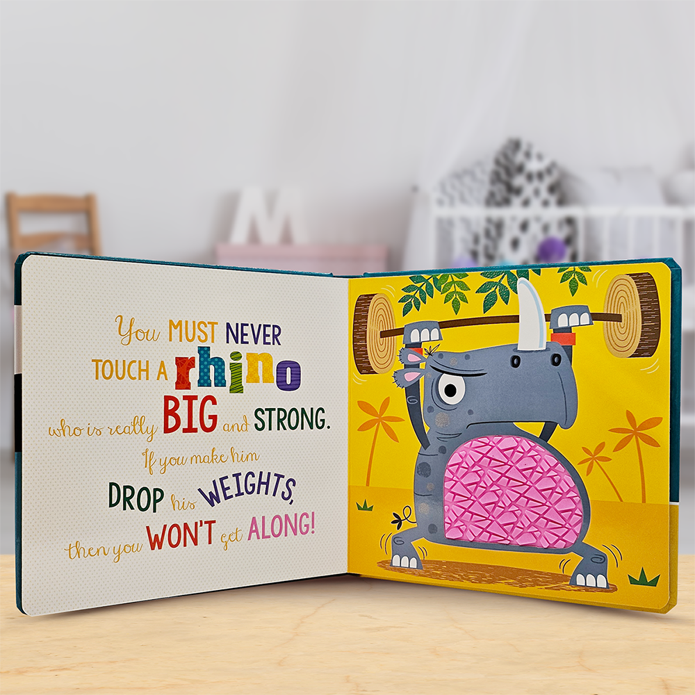 Product image 3 of Never Touch a Panda!, a board book for ages 0+, by Make Believe Ideas.