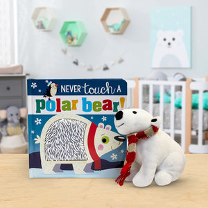 Product image 2 of Never Touch a Polar Bear! Book and Plush, a box set for ages 0+, by Make Believe Ideas.