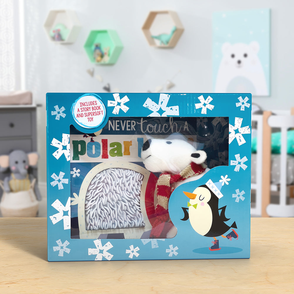Product image 3 of Never Touch a Polar Bear! Book and Plush, a box set for ages 0+, by Make Believe Ideas.