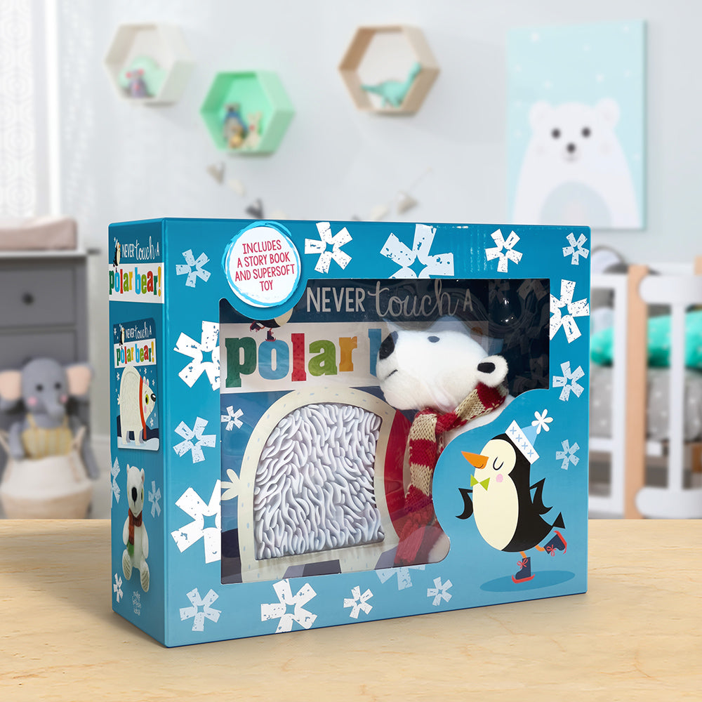 Product image 4 of Never Touch a Polar Bear! Book and Plush, a box set for ages 0+, by Make Believe Ideas.