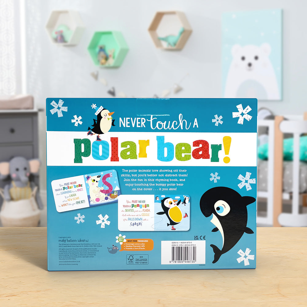 Product image 5 of Never Touch a Polar Bear! Book and Plush, a box set for ages 0+, by Make Believe Ideas.