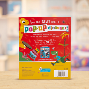Product image 5 of Never Touch a Pop-up Dinosaur!, a picture book for ages 3+, by Make Believe Ideas.