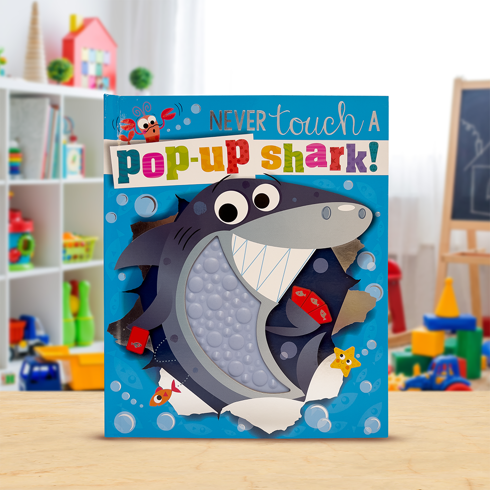 Product image 2 of Never Touch a Pop-up Shark!, a picture book for ages 3+, by Make Believe Ideas.