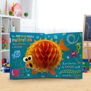 Product image 3 of Never Touch a Pop-up Shark!, a picture book for ages 3+, by Make Believe Ideas.
