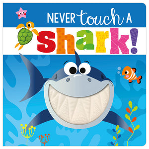 Product image 1 of Never Touch a Shark!, a board book for ages 0+, by Make Believe Ideas.