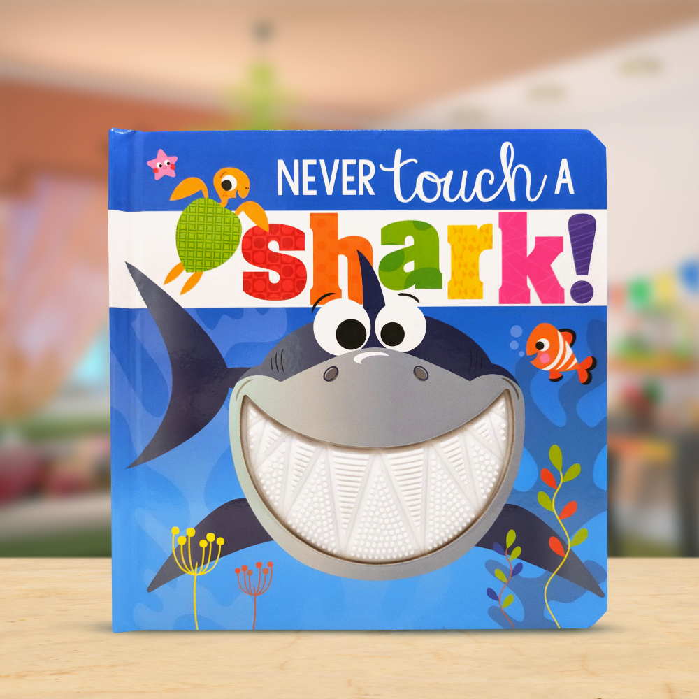 Product image 2 of Never Touch a Shark!, a board book for ages 0+, by Make Believe Ideas.
