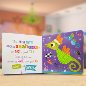 Product image 4 of Never Touch a Shark!, a board book for ages 0+, by Make Believe Ideas.