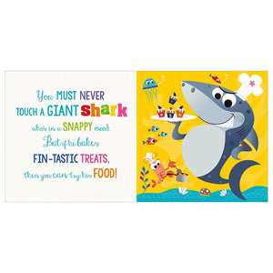 Product image 2 of Never Touch a Shark! Book and Jigsaw, a game for ages 3+, by Make Believe Ideas.