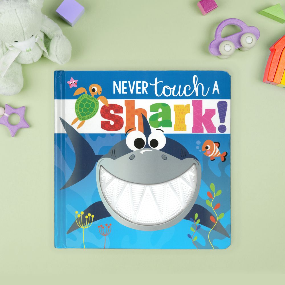 Product image 4 of Never Touch a Shark! Book and Plush Set, a box set for ages 0+, by Make Believe Ideas.