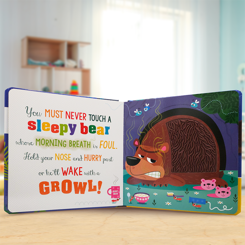 Product image 3 of Never Touch a Sleepy Lion!, a board book for ages 0+, by Make Believe Ideas.