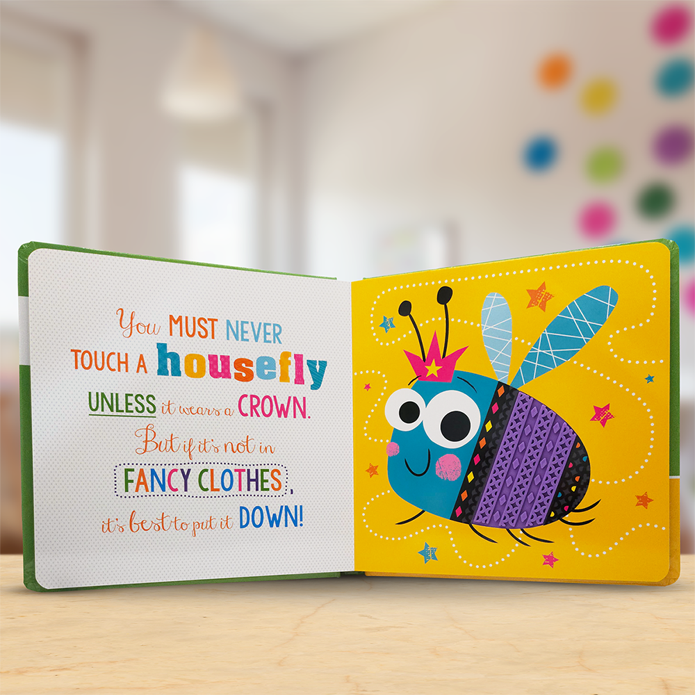 Product image 3 of Never Touch a Spider!, a board book for ages 0+, by Make Believe Ideas.
