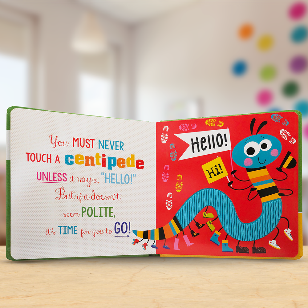 Product image 4 of Never Touch a Spider!, a board book for ages 0+, by Make Believe Ideas.