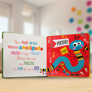 Product image 4 of Never Touch a Spider!, a board book for ages 0+, by Make Believe Ideas.