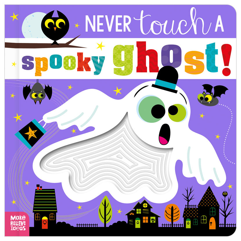 Product image 1 of Never Touch a Spooky Ghost!, a board book for ages 0+, by Make Believe Ideas.