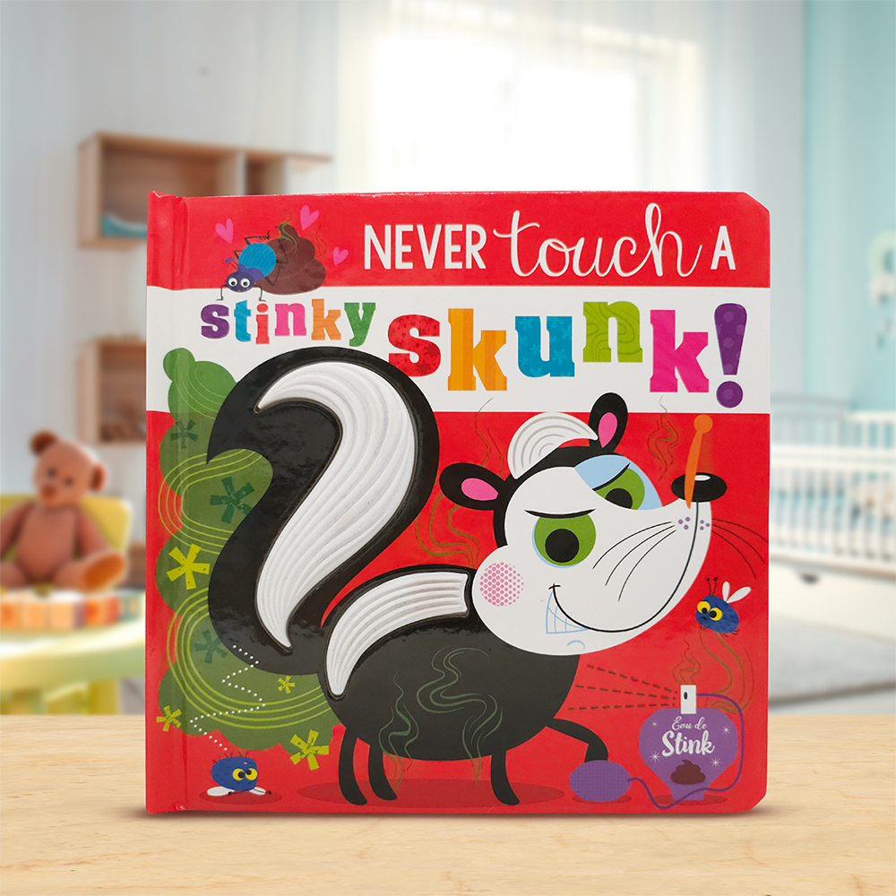 Product image 2 of Never Touch a Stinky Skunk!, a board book for ages 0+, by Make Believe Ideas.