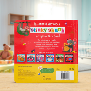 Product image 5 of Never Touch a Stinky Skunk!, a board book for ages 0+, by Make Believe Ideas.