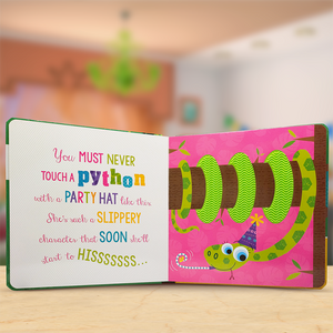 Product image 3 of Never Touch a Tiger!, a board book for ages 0+, by Make Believe Ideas.