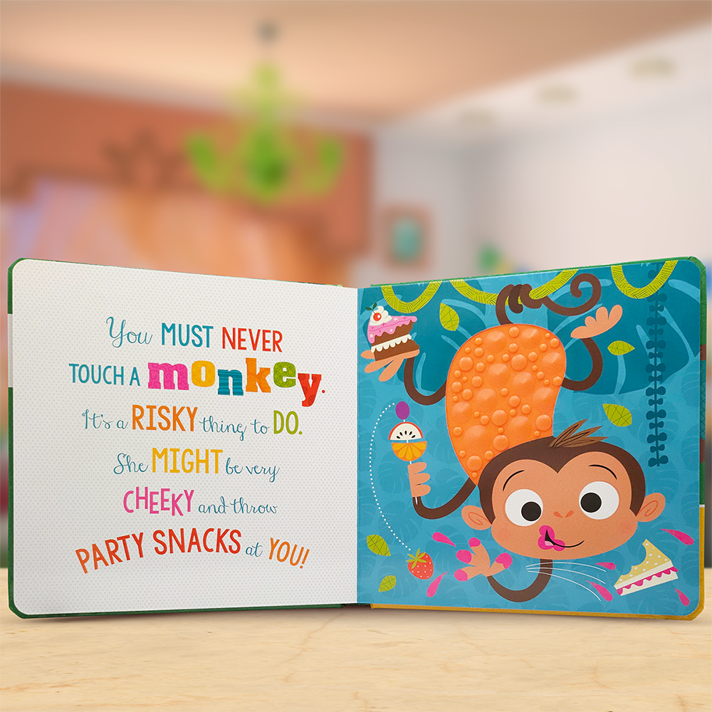 Product image 4 of Never Touch a Tiger!, a board book for ages 0+, by Make Believe Ideas.