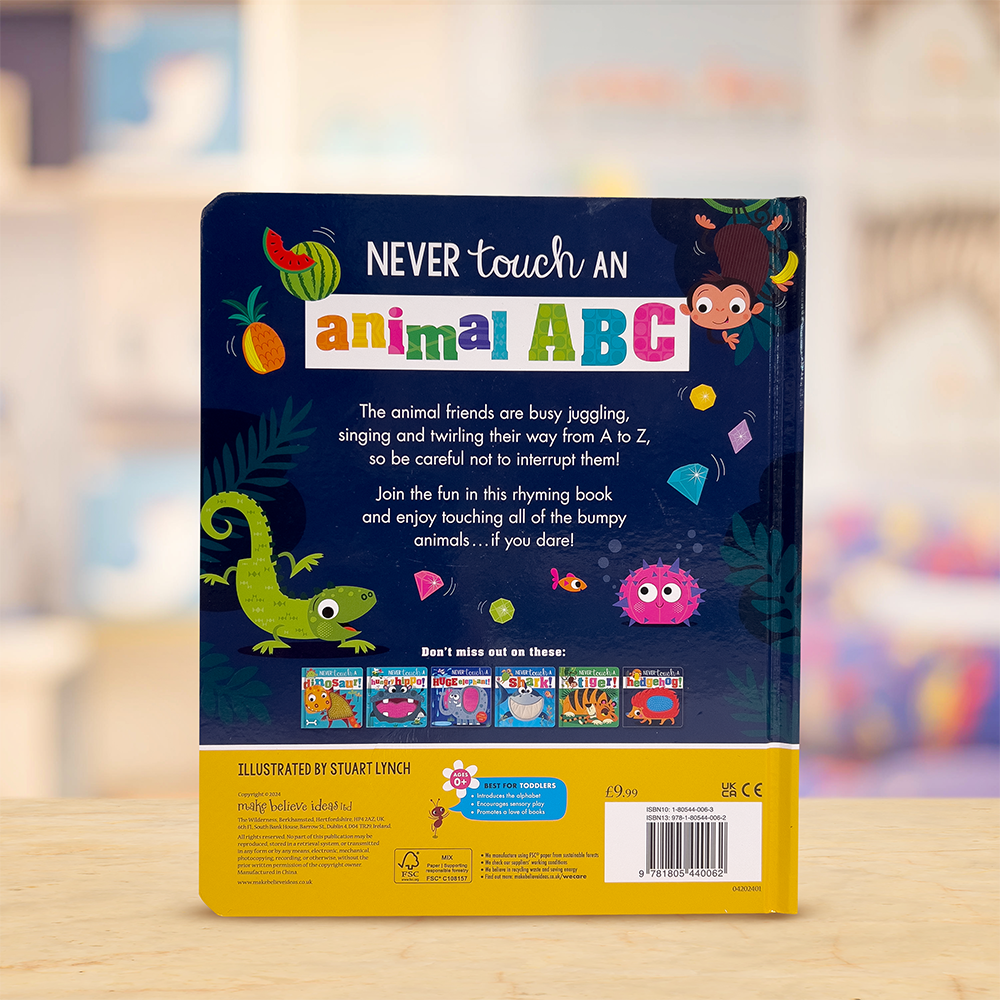 Product image 5 of Never Touch an Animal ABC: S is for Shark, a board book for ages 0+, by Make Believe Ideas.