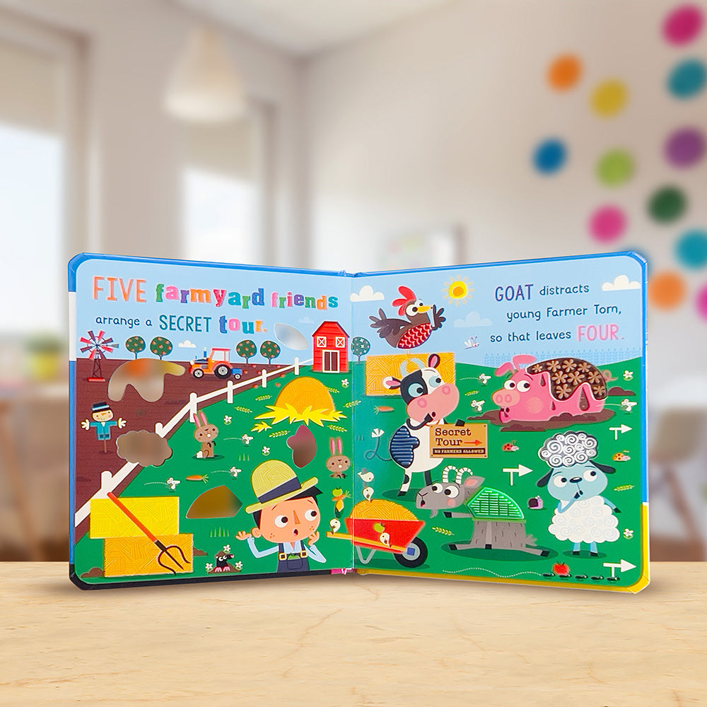 Product image 3 of Never Touch the Farmyard Friends, a board book for ages 0+, by Make Believe Ideas.