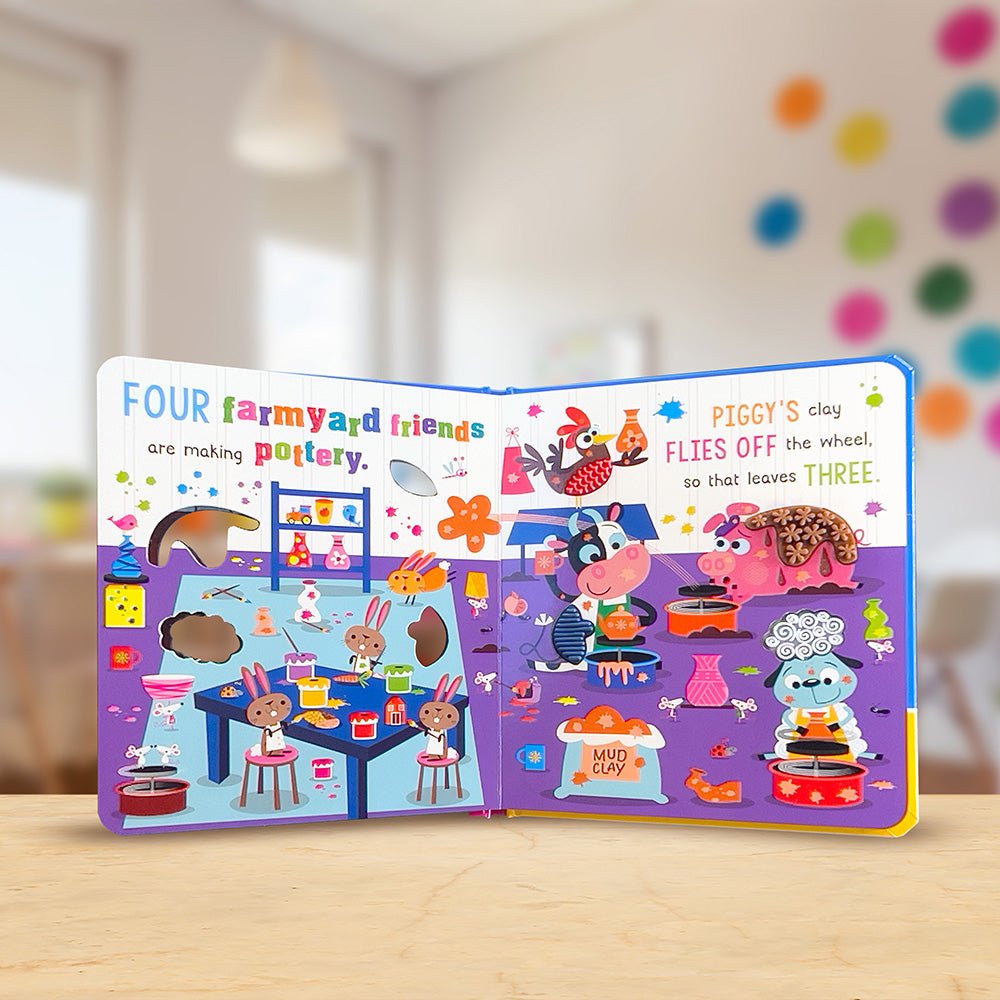 Product image 4 of Never Touch the Farmyard Friends, a board book for ages 0+, by Make Believe Ideas.