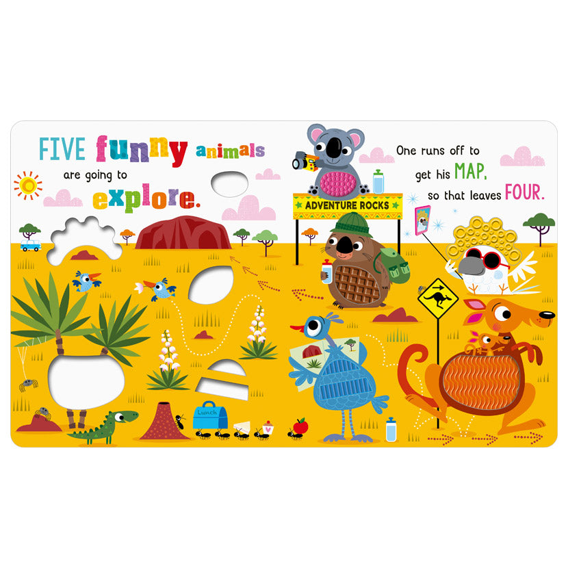 Product image 2 of Never Touch the Funny Animals, a board book for ages 0+, by Make Believe Ideas.