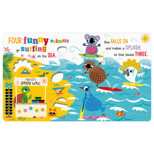 Product image 3 of Never Touch the Funny Animals, a board book for ages 0+, by Make Believe Ideas.