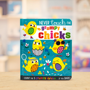 Product image 2 of Never Touch the Grumpy Chicks, a board book for ages 0+, by Make Believe Ideas.