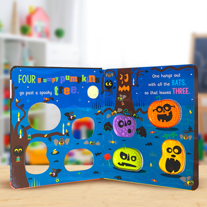 Product image 3 of Never Touch the Grumpy Pumpkins, a board book for ages 0+, by Make Believe Ideas.