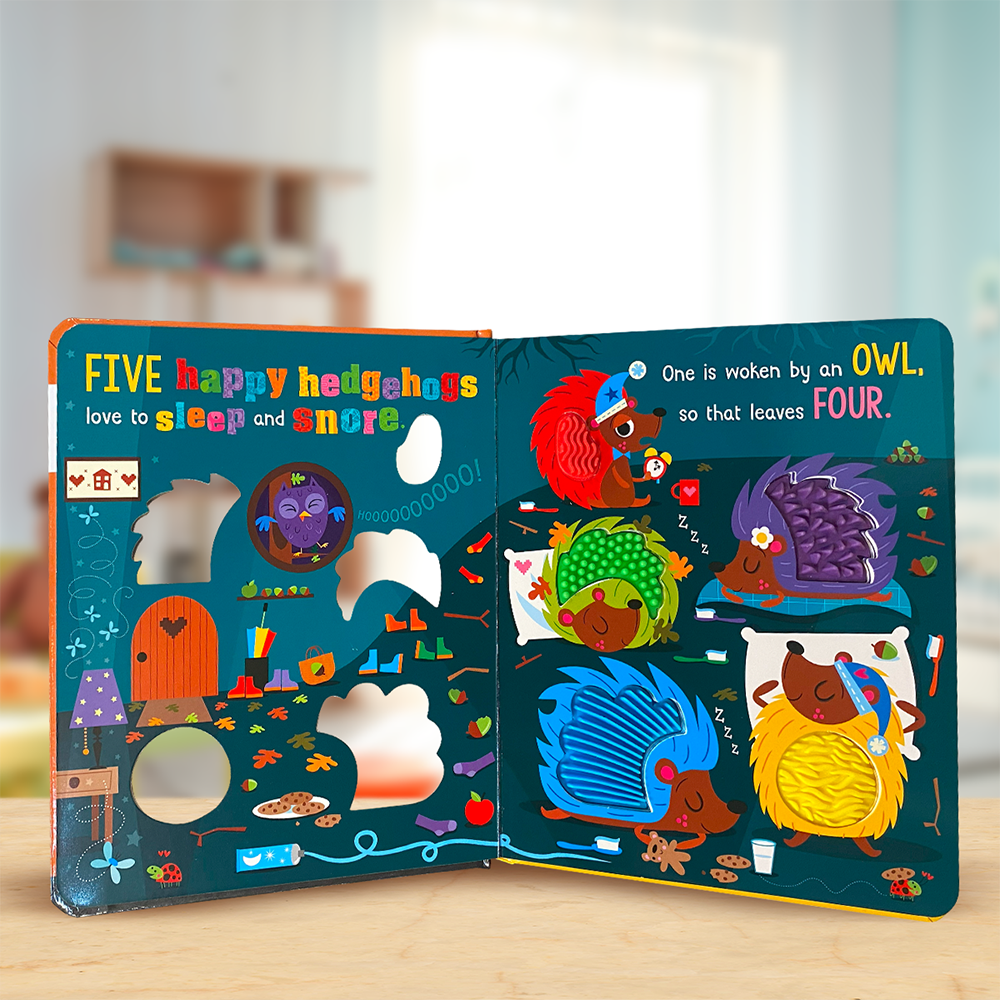 Product image 3 of Never Touch the Hedgehogs, a board book for ages 0+, by Make Believe Ideas.