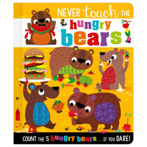 Product image 1 of Never Touch the Hungry Bears, a board book for ages 0+, by Make Believe Ideas.